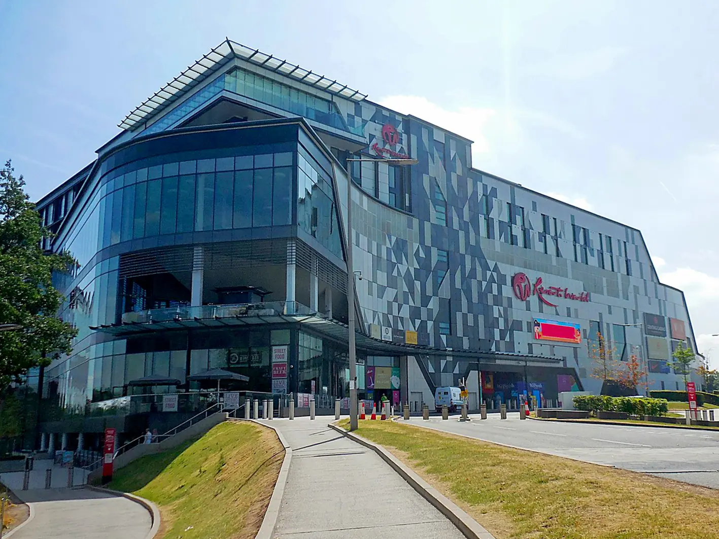 Modern exterior of Resorts World Birmingham resort complex